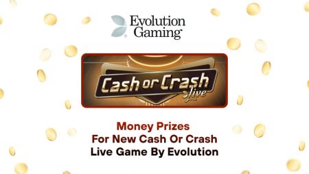 Money Prizes for New Cash or Crash Live Game by Evolution