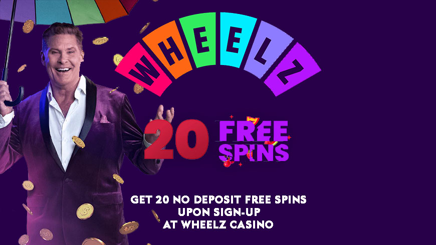 Get 20 No Deposit Free Spins Upon Sign-Up at Wheelz Casino