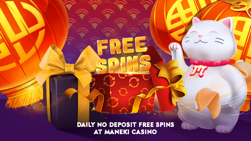 Daily No Deposit Free Spins At Maneki Casino