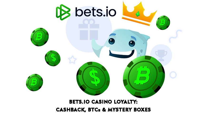 Bets.io Casino Loyalty: Cashback, BTCs & Mystery Boxes