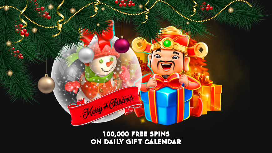 100,000 Free Spins on Daily Gift Calendar