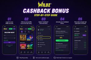 How to claim a Wildz cashback bonus, step by step How to claim a Wildz cashback bonus, step by step
