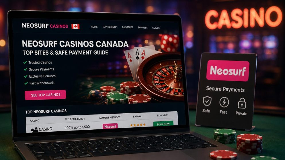 Neosurf Casinos Canada: How to Use Neosurf at Online Casinos Safely and Smartly